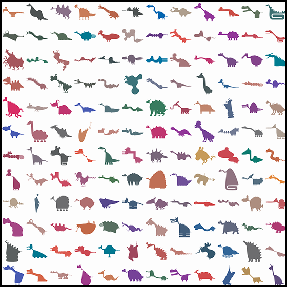 Generative Dinosaur(pattern)